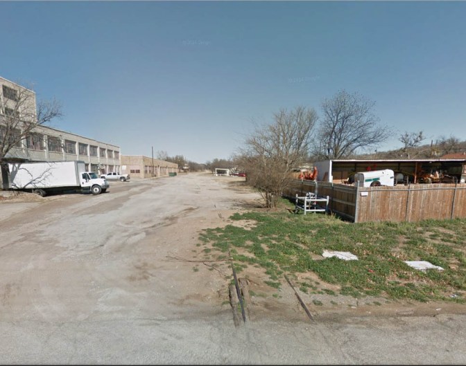 Streetcar Tracks at NW 7th Mineral Wells